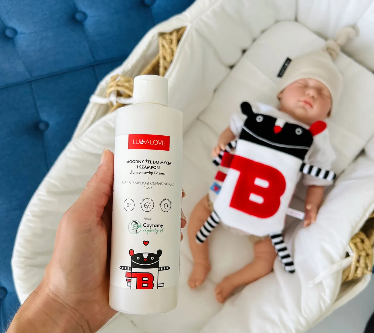 Naturalne Kosmetyki|Naturalne Kosmetyki | Lullalove Łagodny żel do mycia i szampon dla niemowląt i dzieci, 280 ml