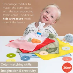 Aktywizujące|3 Lata + | Taf Toys A KUKU - wielowarstwowa zabawka sensoryczna