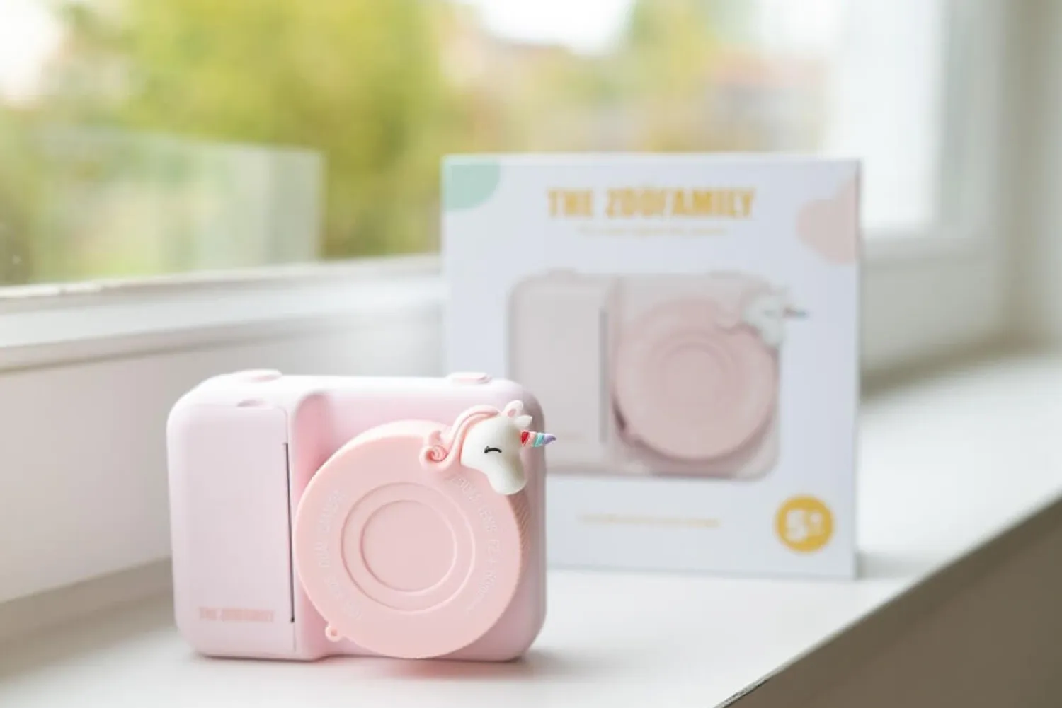 Idealne W Podróży|8 Lat+ | The Zoofamily Aparat cyfrowy z drukarką dla dzieci Zoo Print - Unicorn