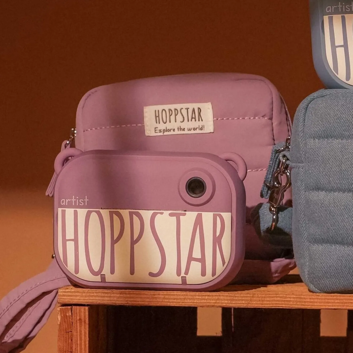 Idealne W Podróży|6 Lat+ | Hoppstar Aparat fotograficzny dla dzieci z drukarką Artist - Blossom