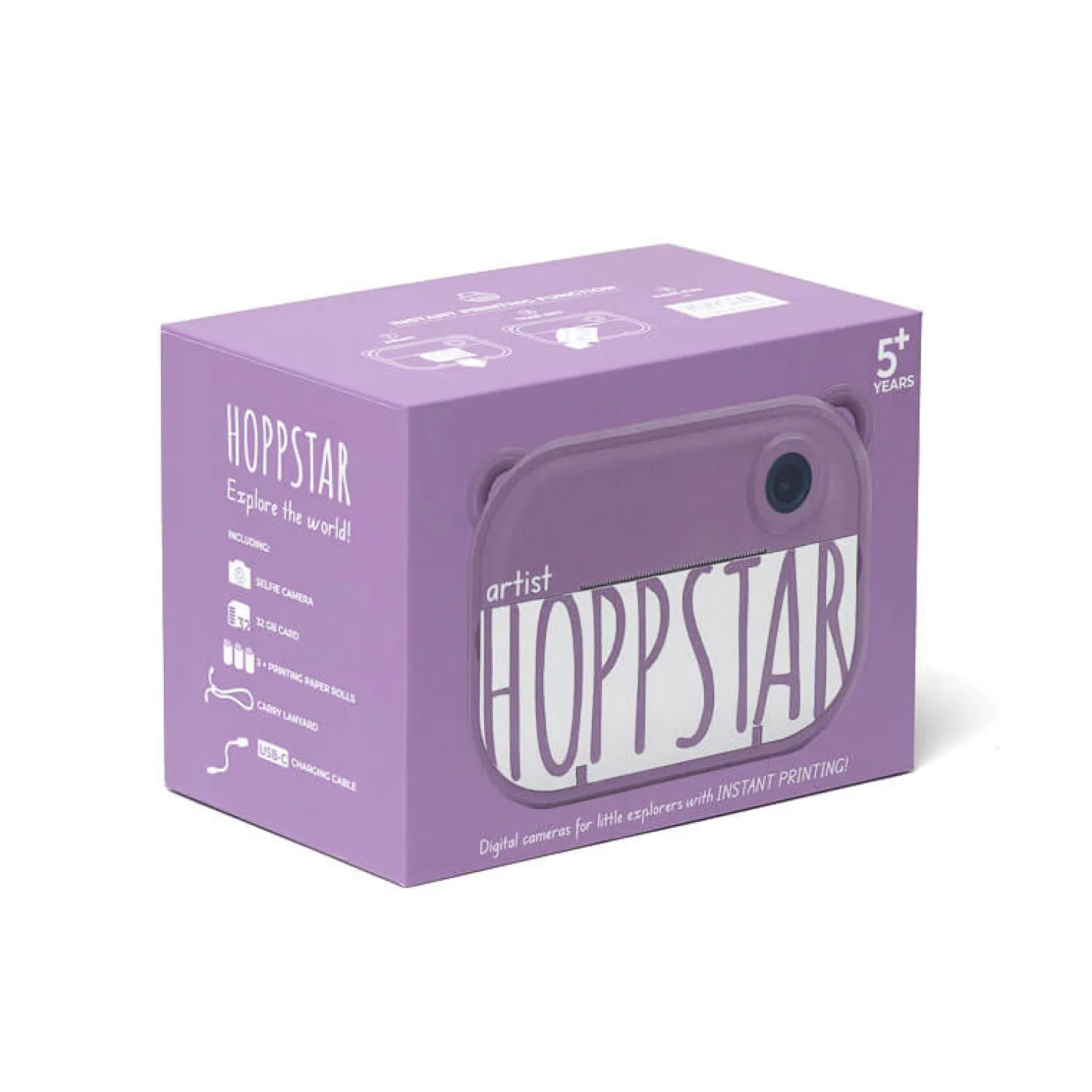 Idealne W Podróży|6 Lat+ | Hoppstar Aparat fotograficzny dla dzieci z drukarką Artist - Blossom