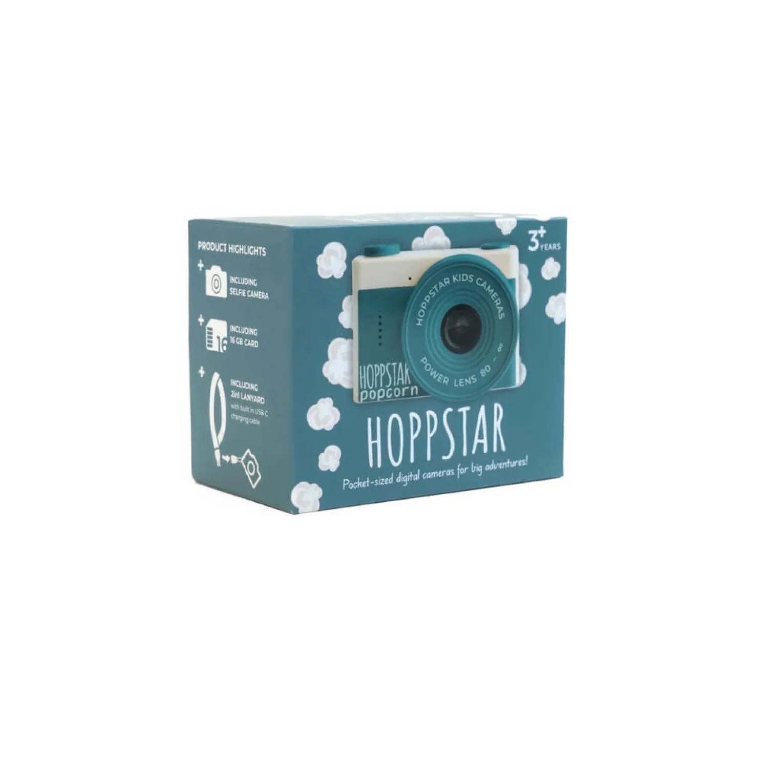 Idealne W Podróży|6 Lat+ | Hoppstar Aparat fotograficzny dziecięcy Popcorn - bay