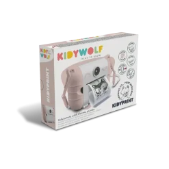8 Lat+|7 Lat+ | Kidywolf Aparat fotograficzny z funkcją drukowania KIDYPRINT - różowy