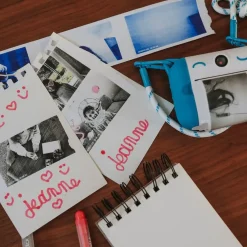 Aparat fotograficzny z funkcją drukowania KIDYPRINT - niebieski