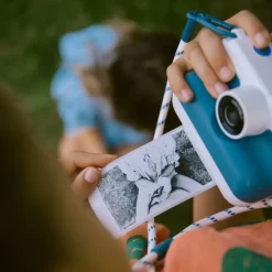 Idealne W Podróży|8 Lat+ | Kidywolf Aparat z drukarką dla dzieci K-PRINT - BLUE