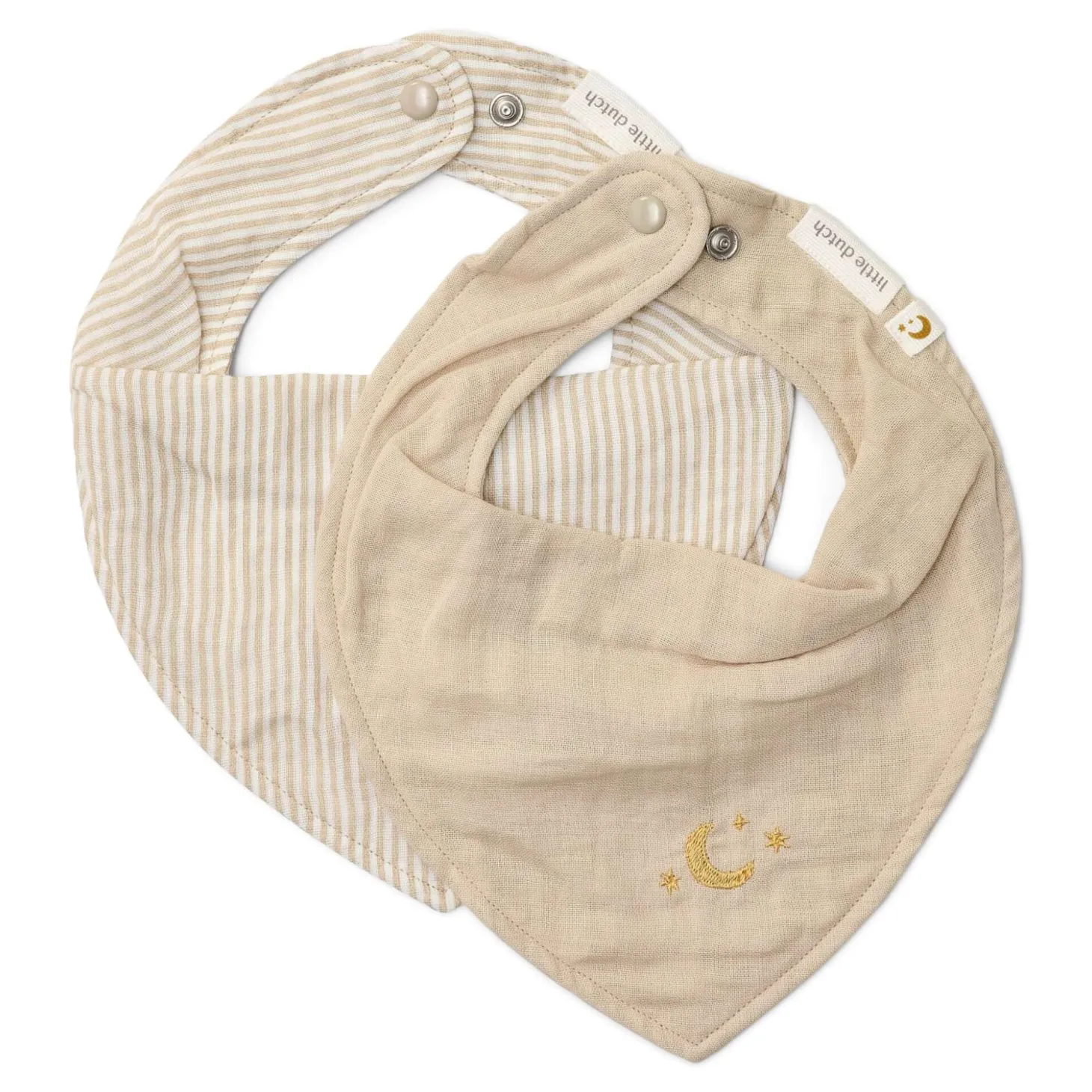 Apaszko-bandanka muślinowa zestaw 2 szt. Pure Soft Beige