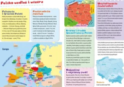 9 Lat +|5-8 Lat | Wydawnictwo Wilga Atlas geograficzny Polski z naklejkami i plakatem