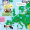 Atlas zwierząt świata z naklejkami i plakatem