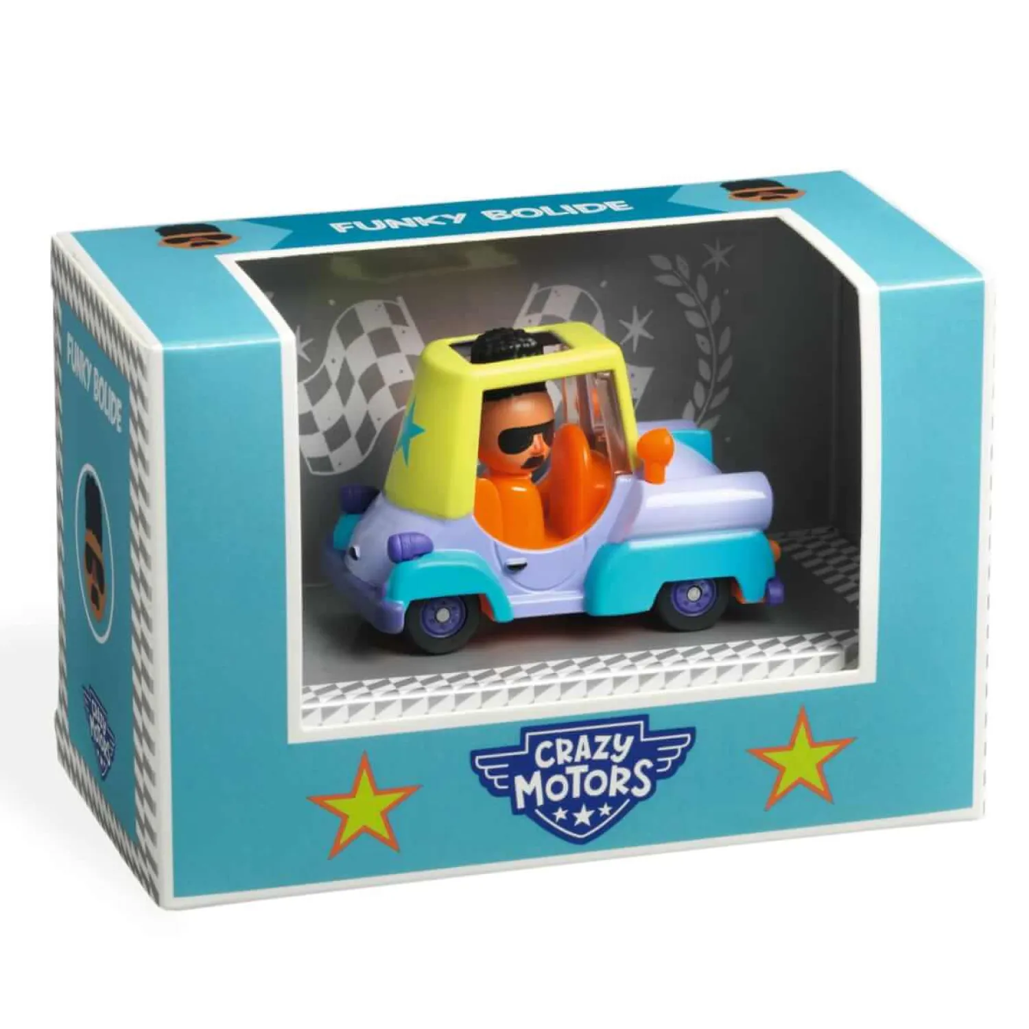 8 Lat+|6 Lat+ | Djeco Autko CRAZY MOTORS - FUNKY BOLIDE