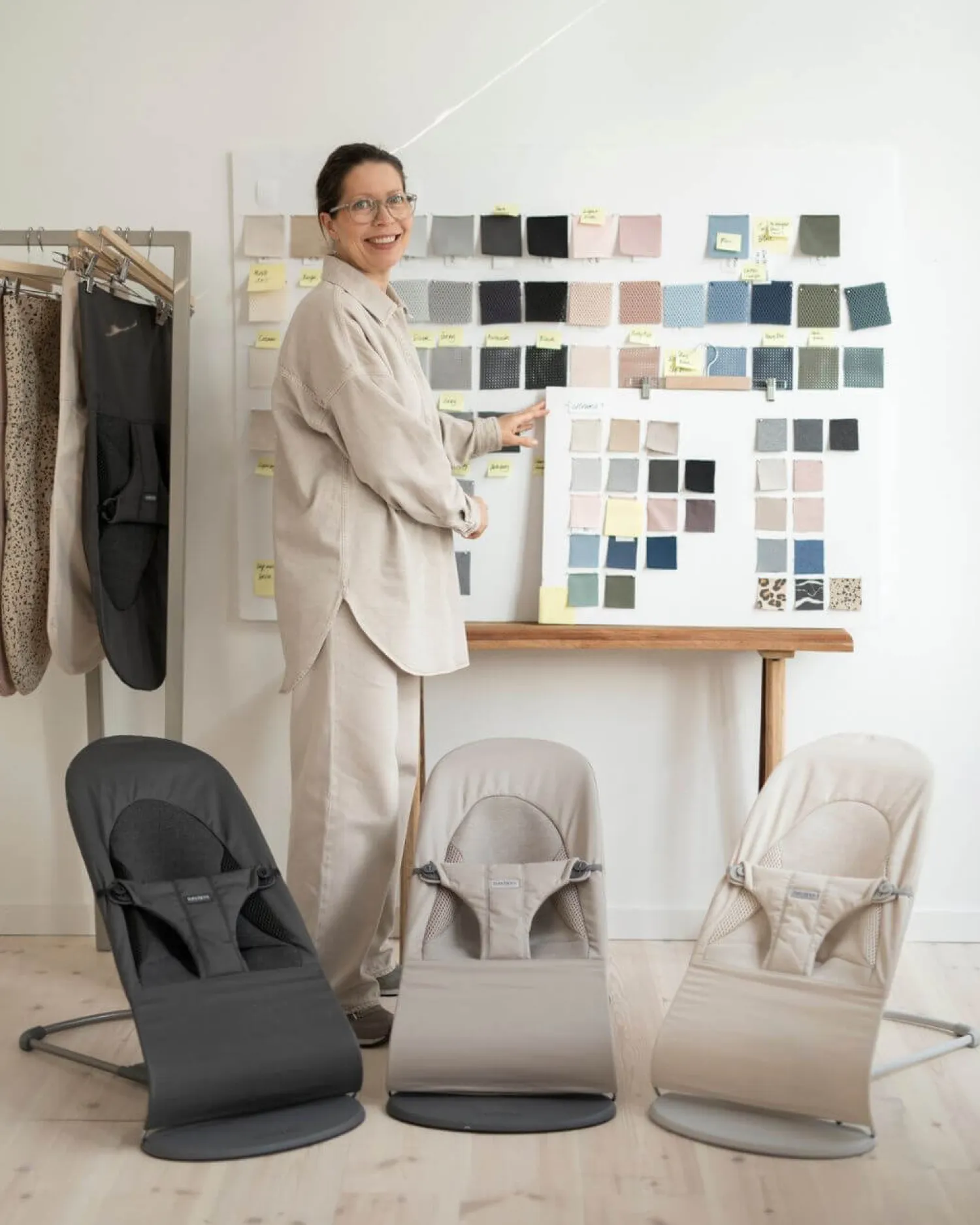 Bujaczki I Leżaczki|Foteliki I Pufy | BabyBjorn - leżaczek BALANCE SOFT WOVEN