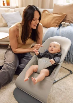 Bujaczki I Leżaczki|Foteliki I Pufy | BabyBjorn - leżaczek BALANCE SOFT WOVEN