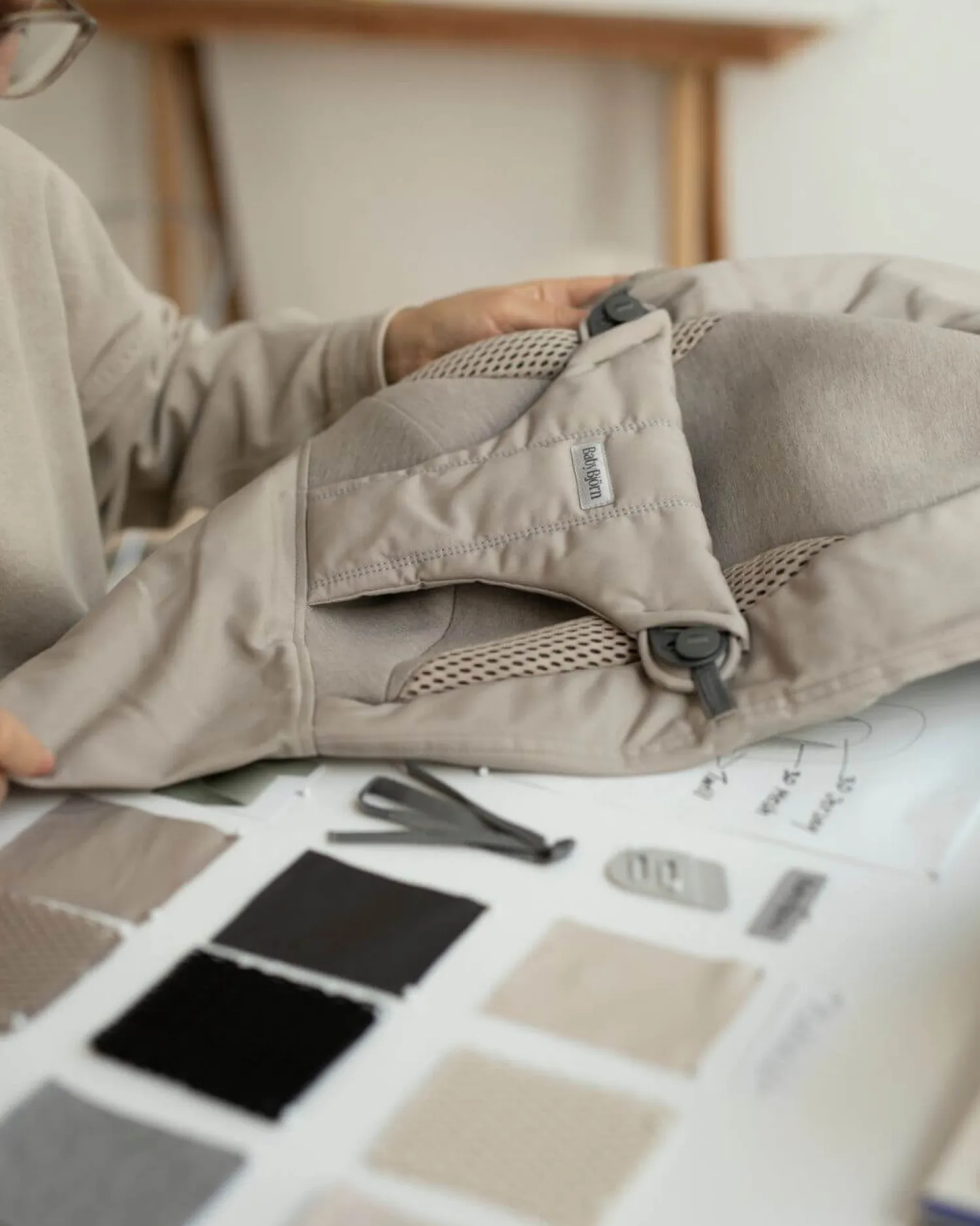 Bujaczki I Leżaczki|Foteliki I Pufy | BabyBjorn - leżaczek BALANCE SOFT WOVEN