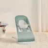 BABYBJORN - leżaczek BALANCE SOFT WOVEN JERSEY, light sage - grey