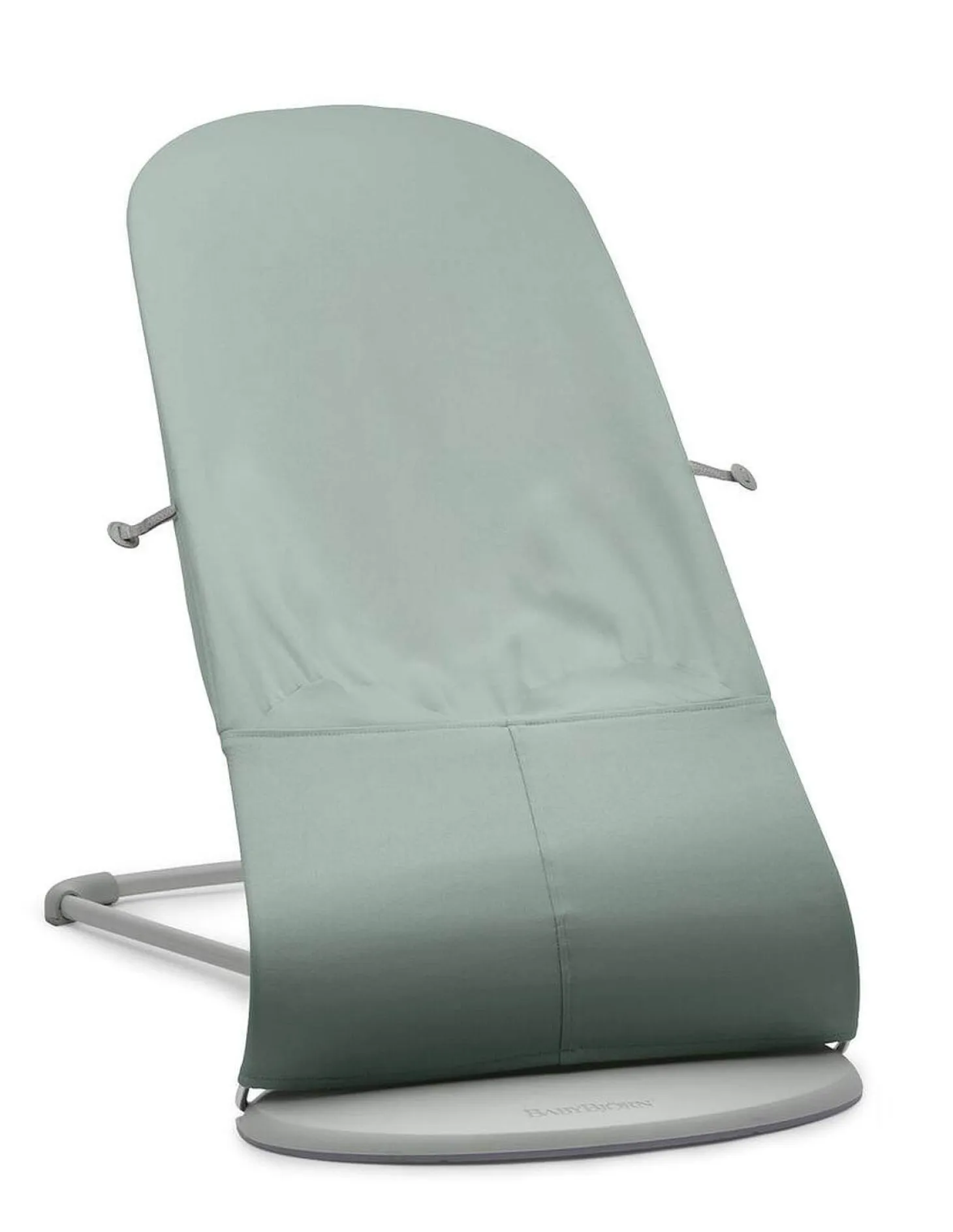 BABYBJORN - leżaczek BALANCE SOFT WOVEN JERSEY, light sage - grey