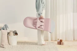 Bujaczki I Leżaczki|Foteliki I Pufy | BabyBjorn - leżaczek BLISS 3D Jersey - Light Pink
