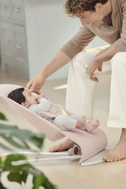 Bujaczki I Leżaczki|Foteliki I Pufy | BabyBjorn - leżaczek BLISS 3D Jersey - Light Pink
