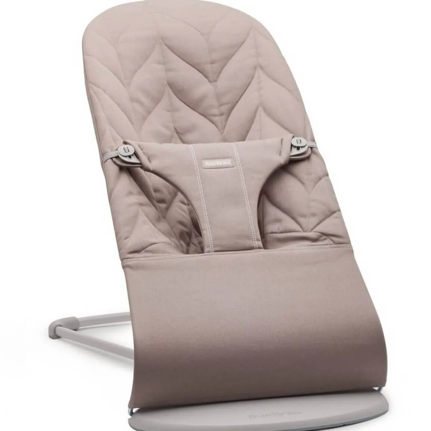 BABYBJORN - leżaczek BLISS WOVEN, Petal Quilt, Sand Grey