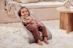BABYBJORN - leżaczek BLISS WOVEN, Petal Quilt, Sand Grey