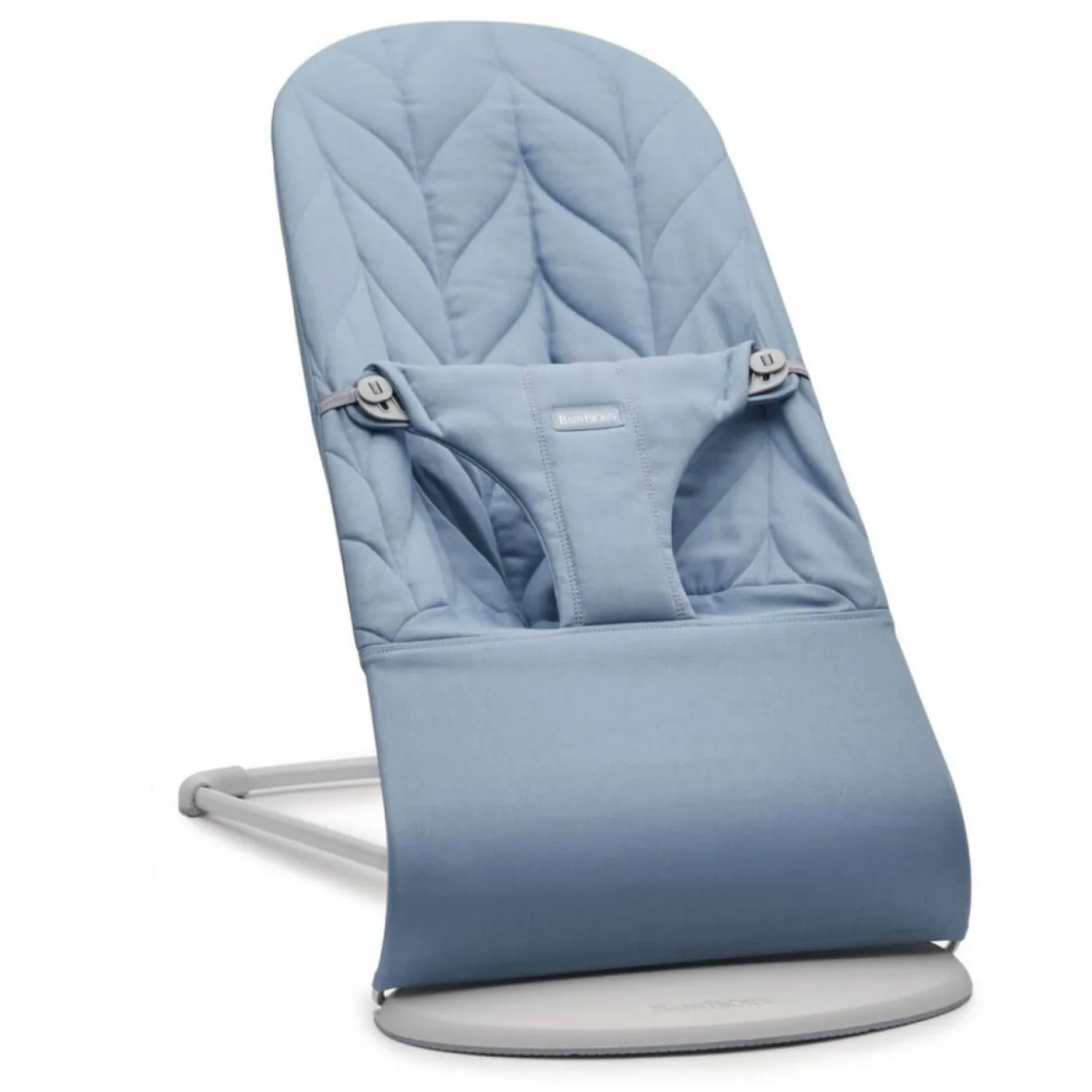 Bujaczki I Leżaczki|Foteliki I Pufy | BabyBjorn - leżaczek BLISS WOVEN, Petal Quilt, Niebieski