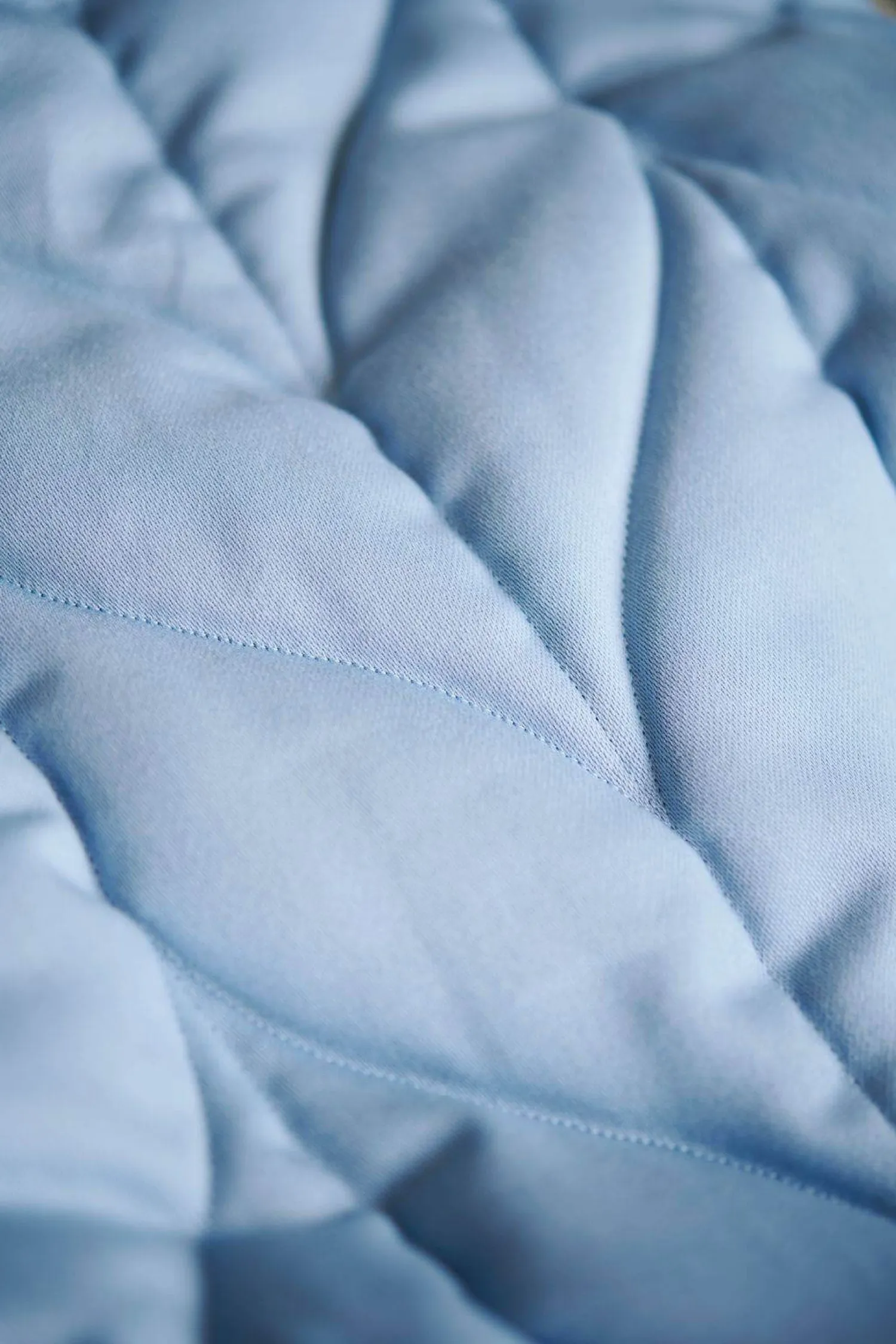 Bujaczki I Leżaczki|Foteliki I Pufy | BabyBjorn - leżaczek BLISS WOVEN, Petal Quilt, Niebieski