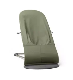 BABYBJORN - leżaczek BLISS WOVEN - Ciemnozielony