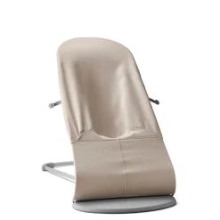Bujaczki I Leżaczki|Foteliki I Pufy | BabyBjorn - leżaczek BLISS WOVEN, Jasny Beż melanż