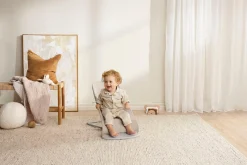 Bujaczki I Leżaczki|Foteliki I Pufy | BabyBjorn - leżaczek BLISS WOVEN, Jasny Beż melanż