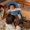 BABYBJORN - leżaczek BLISS WOVEN, Niebieski melanż