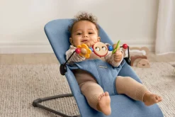 BABYBJORN - leżaczek BLISS WOVEN, Niebieski melanż