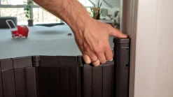 Bezpieczeństwo W Domu|Bezpieczeństwo W Domu | BabyDan Bramka ochronna ALMA, składana automatycznie - black