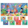 2 Lata +|Puzzle | Ludattica Baby puzzle - dwustronne puzzle dla najmłodszych - SYRENKI