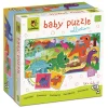 2 Lata +|Puzzle | Ludattica Baby puzzle - dwustronne puzzle dla najmłodszych - DINOZAURY