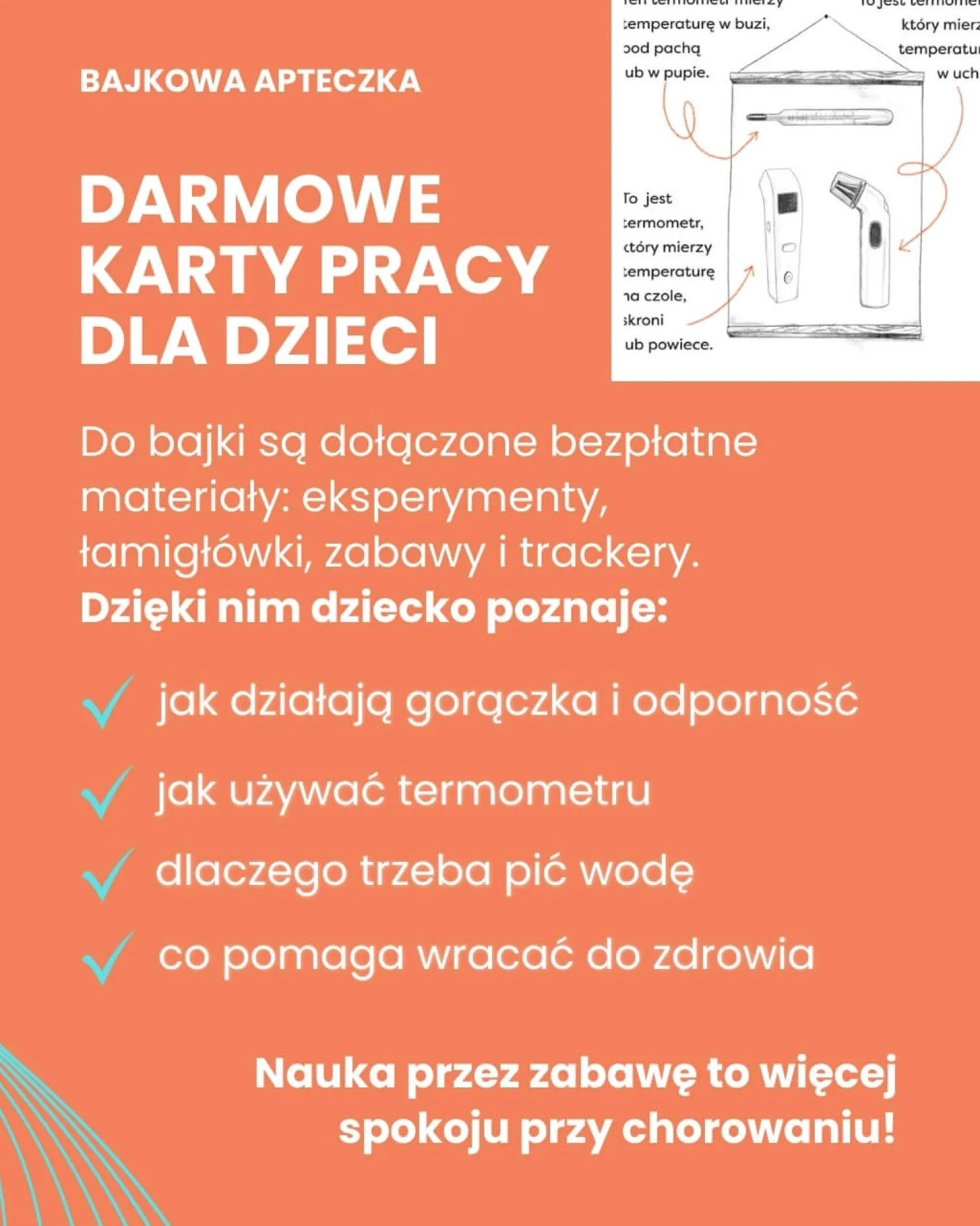 5-8 Lat|2-5 Lat | Pan Tabletka Bajka na Gorączkę. Ciepła opowieść o tym, dlaczego czasem przychodzi Gorączka
