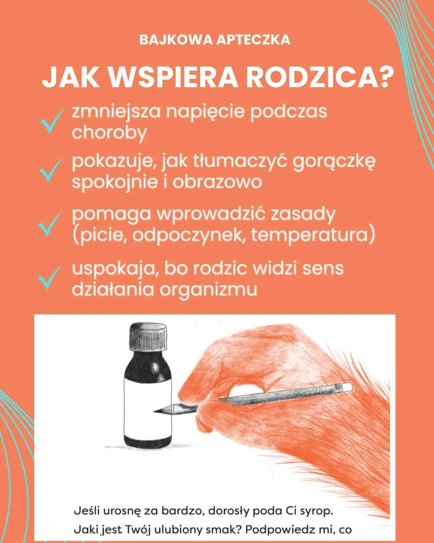 5-8 Lat|2-5 Lat | Pan Tabletka Bajka na Gorączkę. Ciepła opowieść o tym, dlaczego czasem przychodzi Gorączka
