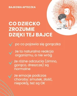 5-8 Lat|2-5 Lat | Pan Tabletka Bajka na Gorączkę. Ciepła opowieść o tym, dlaczego czasem przychodzi Gorączka