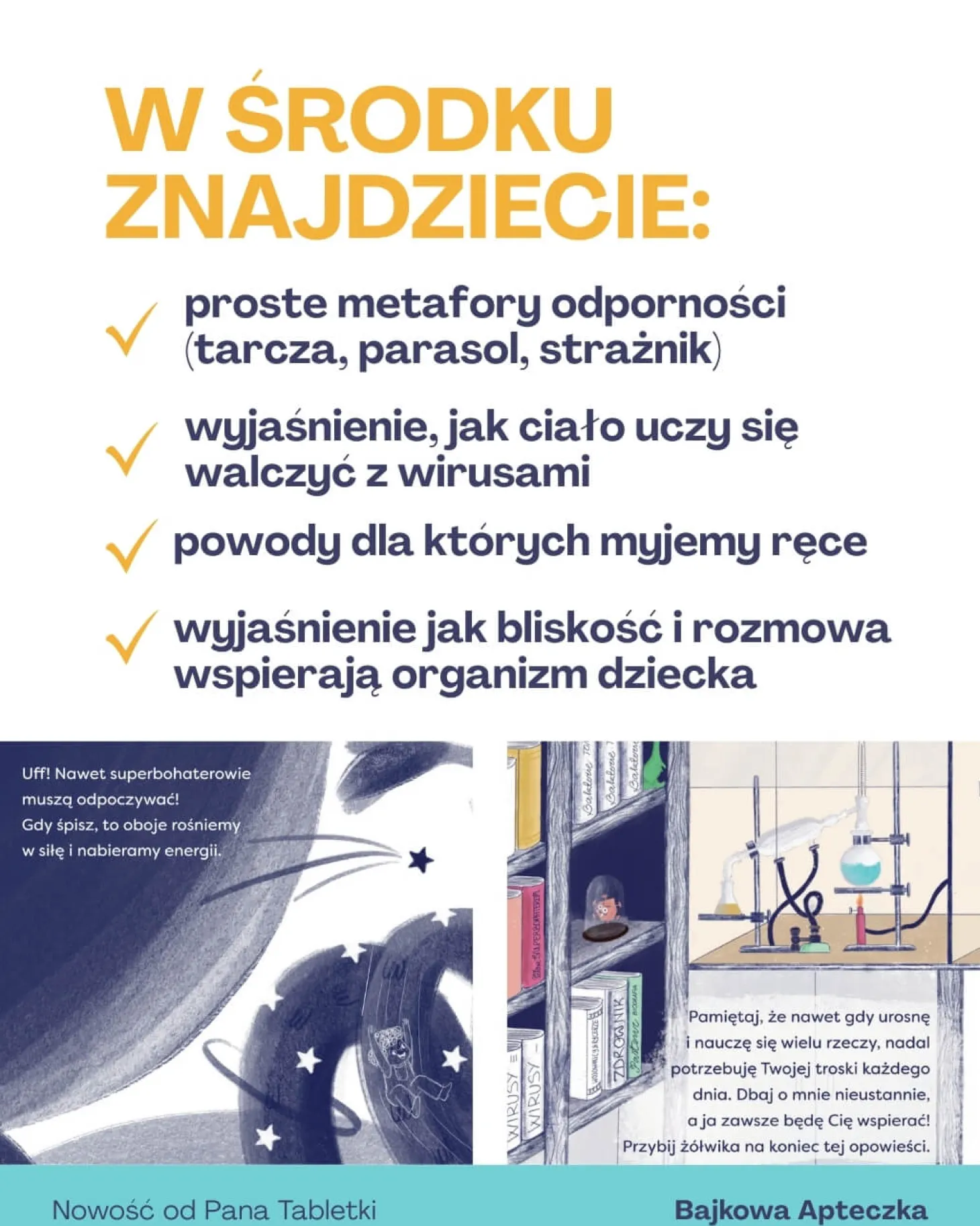 Bajka na Odporność. Historia małej Odporności i tego co ją wzmacnia