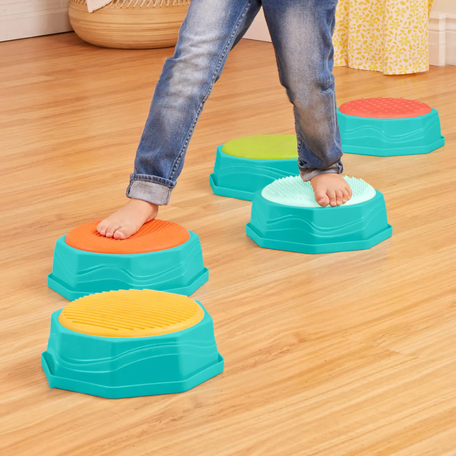 Aktywizujące|7 Lat+ | B.Toys Balance & build set – kombinacyjna ścieżka sensoryczna