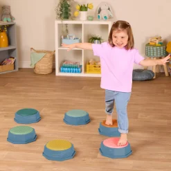 6 Lat+|Aktywizujące | B.Toys Balance & Hop Stepping Stones – kamienie sensoryczne
