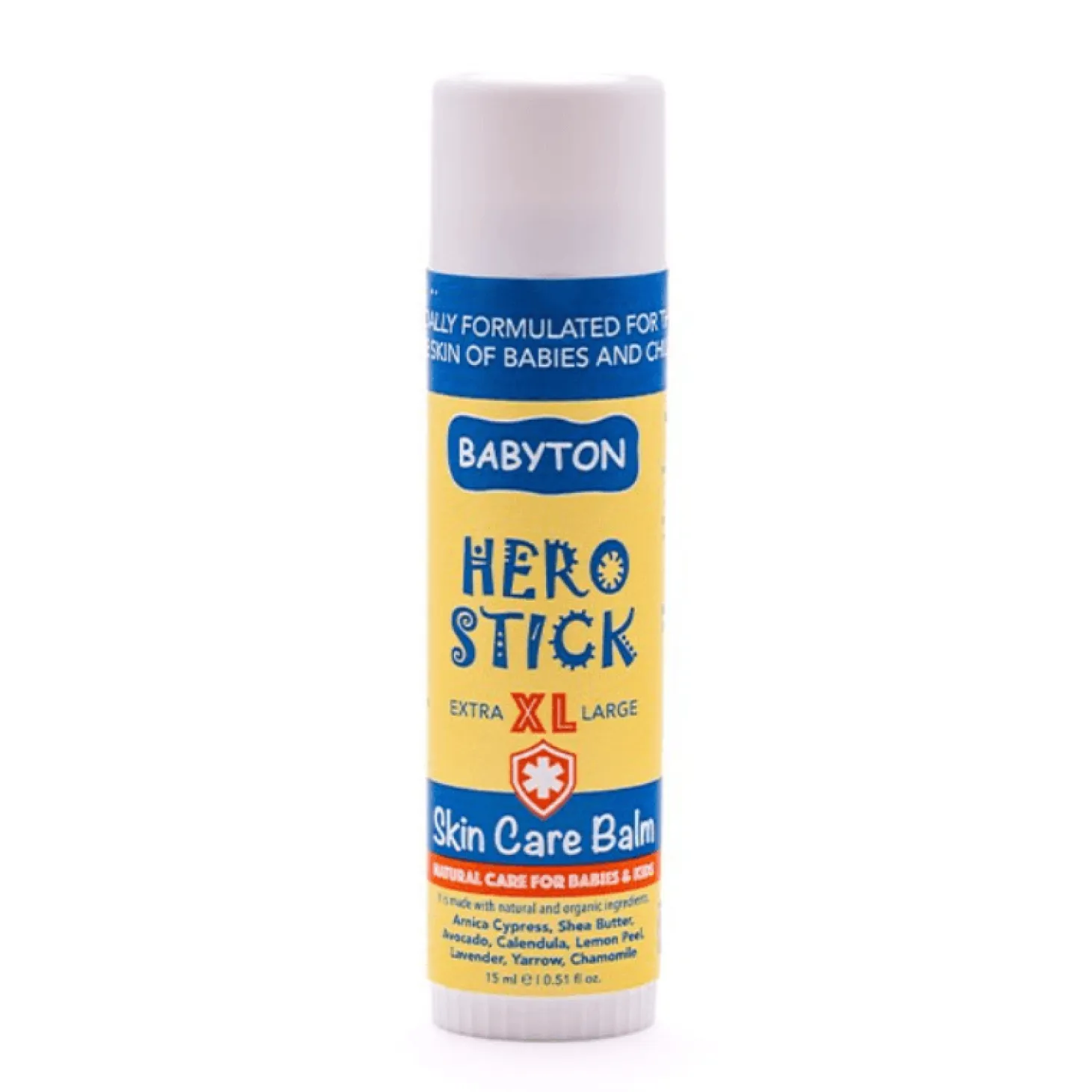 Balsam do pielęgnacji skóry w sztyfcie Hero Stick XL, bezpieczny od narodzin, 15 ml
