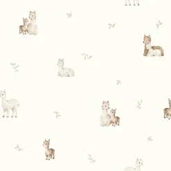 Bambusowa pieluszka muślinowa 65x65 - alpacas