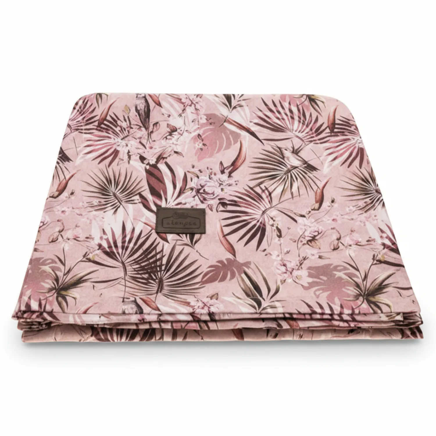 Otulacze I Pieluszki|Otulacze I Pieluszki | Sleepee Bambusowy Jungle Powder Pink - 3 w 1 chusta, otulacz i kocyk