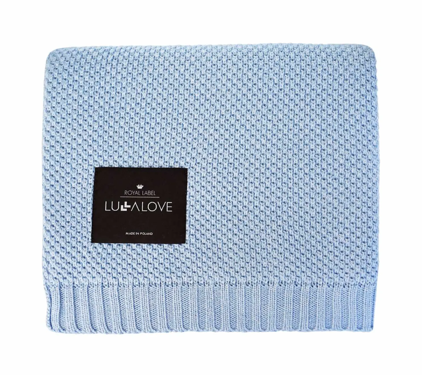 Bambusowy koc 80x100 BABY BLUE