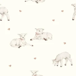 Bambusowy otulacz muślinowy 120x120 - little sheeps