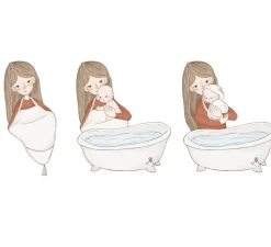 Ręczniki I Myjki|Ręczniki I Myjki | My Memi Bambusowy ręcznik - kittens