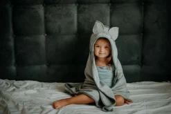 Ręczniki I Myjki|Ręczniki I Myjki | My Memi Bambusowy ręcznik light grey - rabbit
