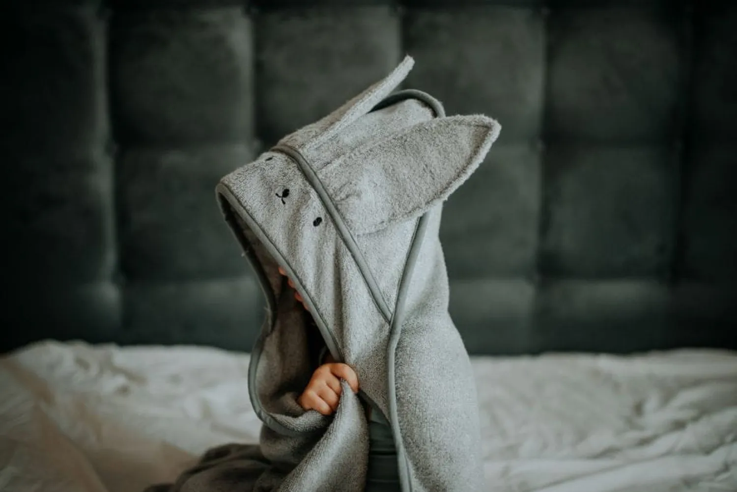 Ręczniki I Myjki|Ręczniki I Myjki | My Memi Bambusowy ręcznik light grey - rabbit