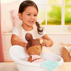 Bath Doll - lalka przytulanka do kąpieli - szatynka, wersja bez ręczniczka