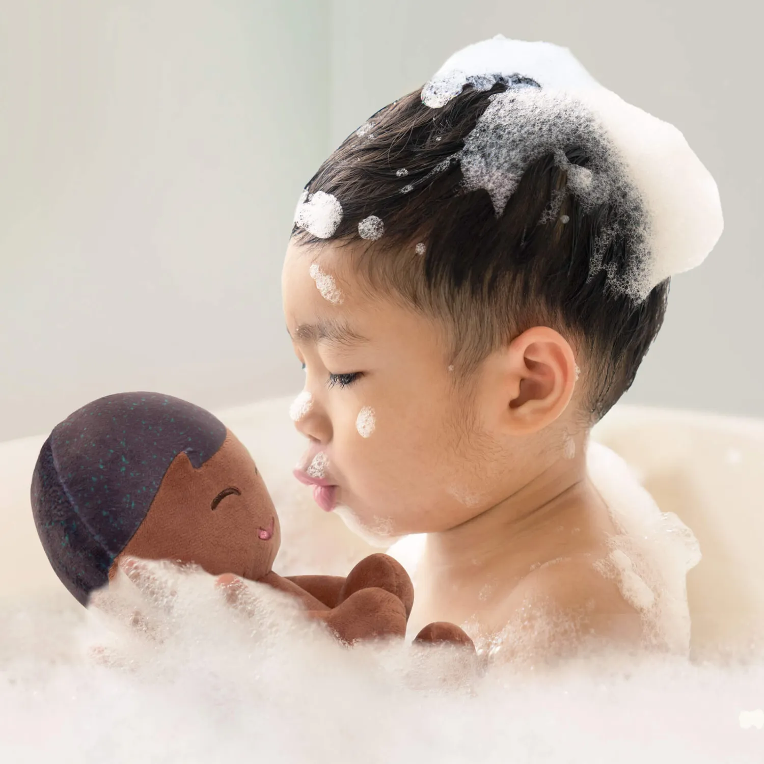 Zabawki Do Kąpieli|Do Kąpieli | LullaBaby Bath Doll Lulla Baby - lalka przytulanka do kąpieli - chłopiec brunet