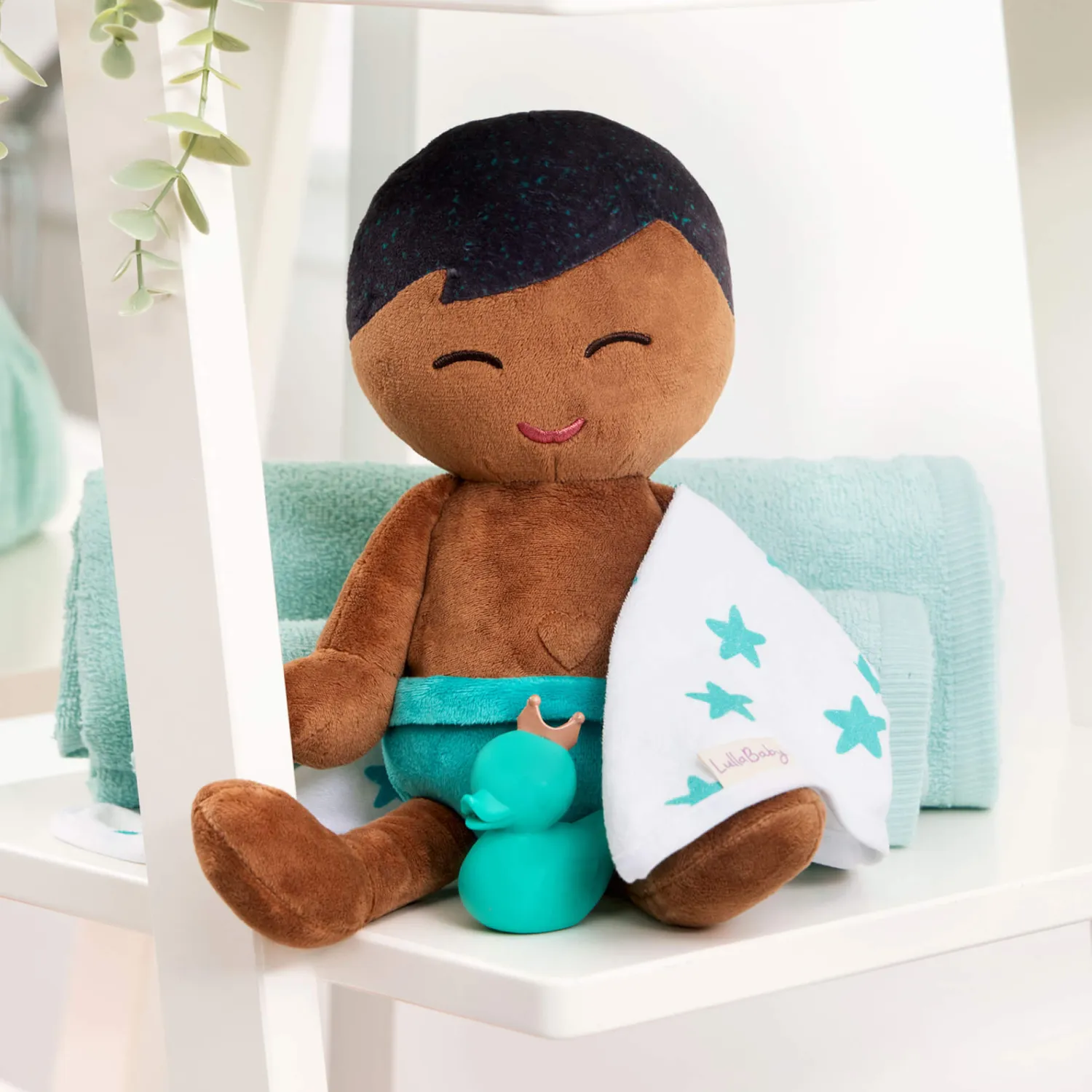 Zabawki Do Kąpieli|Do Kąpieli | LullaBaby Bath Doll Lulla Baby - lalka przytulanka do kąpieli - chłopiec brunet
