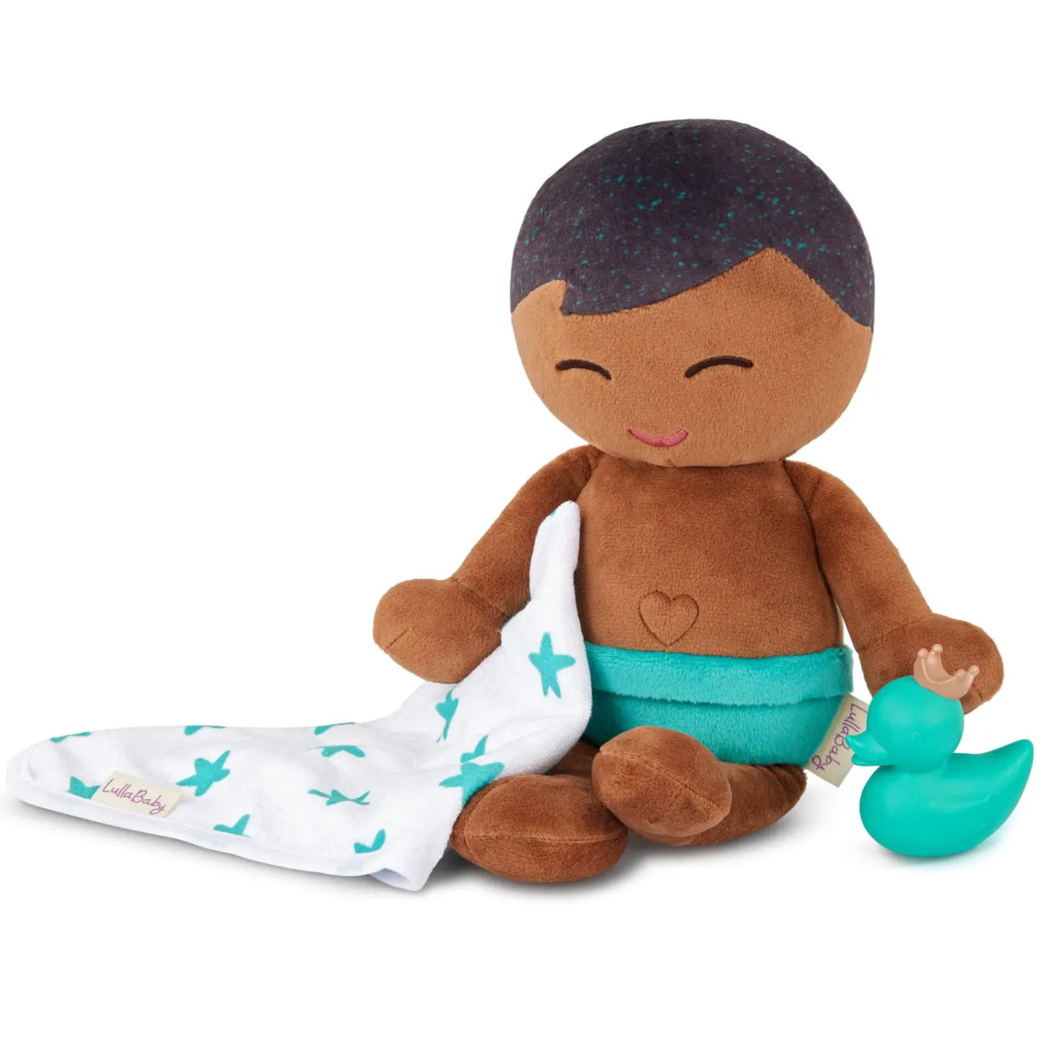 Zabawki Do Kąpieli|Do Kąpieli | LullaBaby Bath Doll Lulla Baby - lalka przytulanka do kąpieli - chłopiec brunet